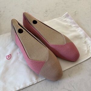 NEW Rothy’s Camel Rose Merino Flats